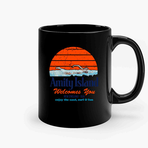 Amity Island Jaws Movie Ceramic Mugs