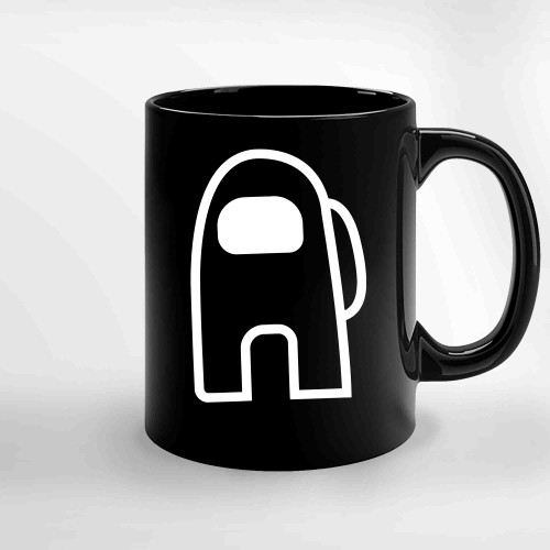 Among Us Game Logo White Ceramic Mugs
