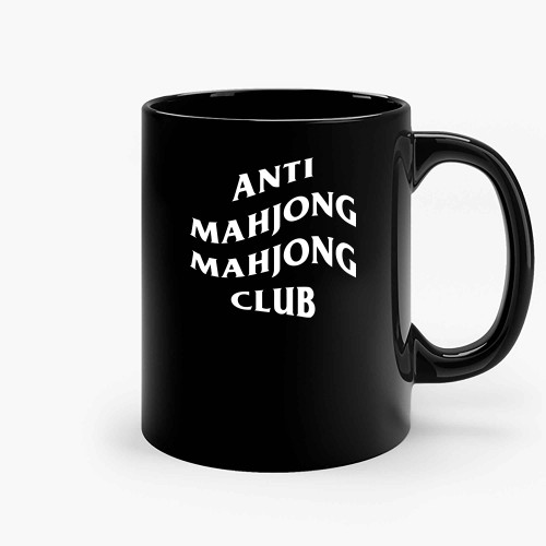 Anti Mahjong Mahjong Club Ceramic Mugs