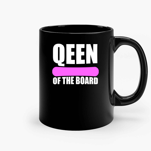 Apres Ski Qeen Queen Of The Board Snowboard Ceramic Mugs