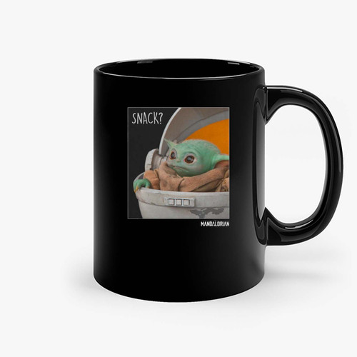 Baby Yoda Star Wars The Mandalorian The Child Snack Time Ceramic Mugs