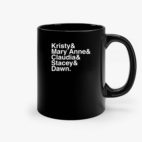 Babysitters Club Kristy Mary Anne And Claudia Ceramic Mugs