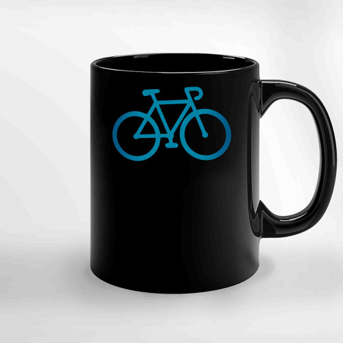 Bicycle Blue 2 Ceramic Mugs