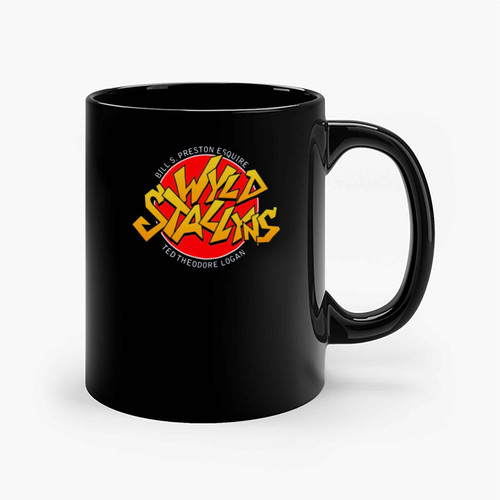 Bill And Ted'S Excellent Adventure Wyld Stallyns Logan Preston Unofficial Kids Ceramic Mugs