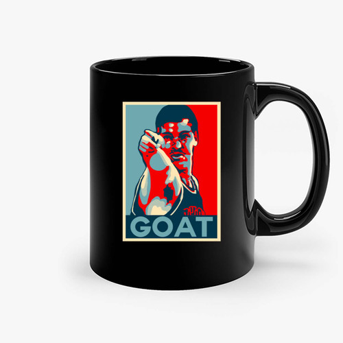 Bill Laimbeer Goat Obama Hope Large Ceramic Mugs Bill Laimbeer Goat Obama Hope Large Ceramic Mugs