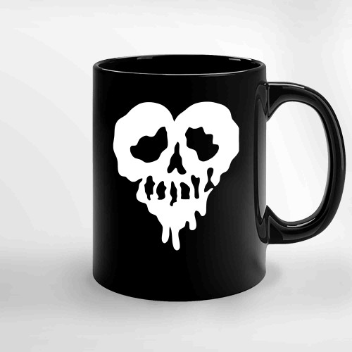 Black Heart (2) Ceramic Mugs