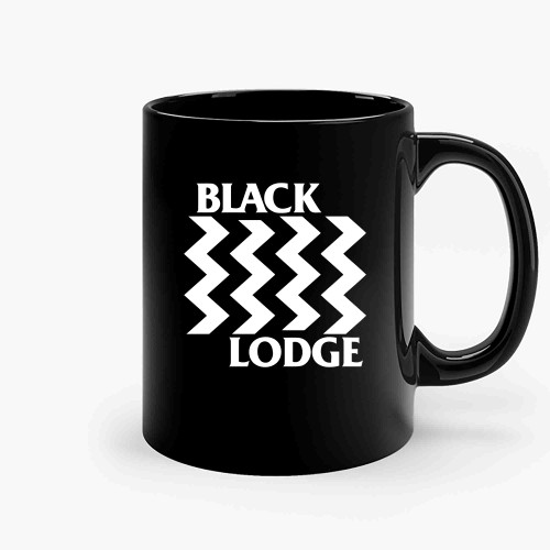 Black Lodge Flag Ceramic Mugs
