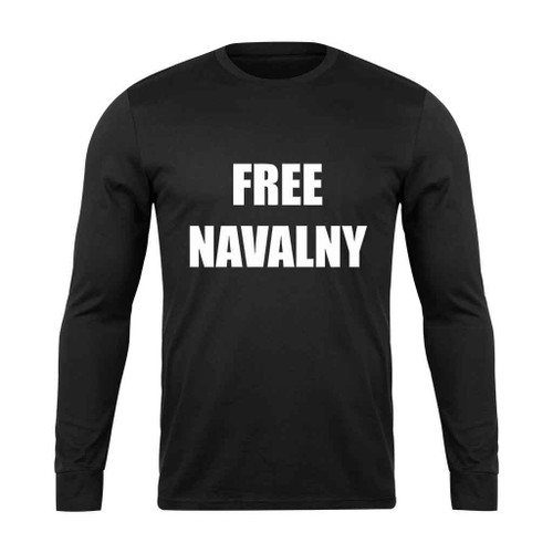 Free Alexei Navalny Warning Long Sleeve T-Shirt
