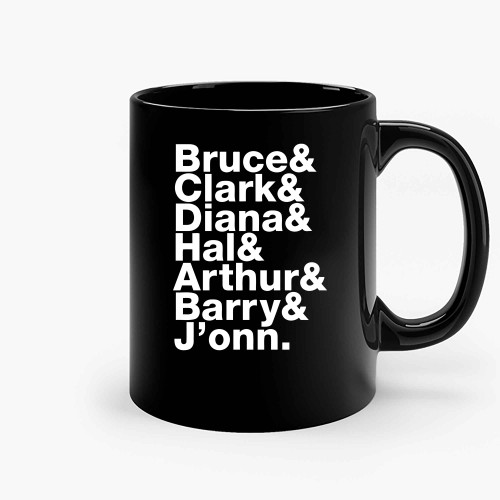 Bruce Clark Diana Hal Arthur Barry Jonn Ceramic Mugs