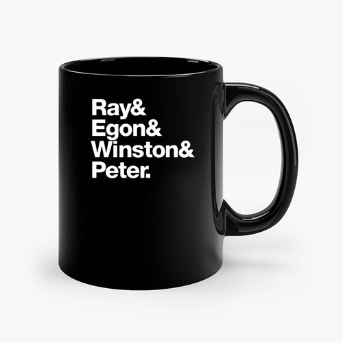 Busters Ray Egon Winston Peter Ceramic Mugs