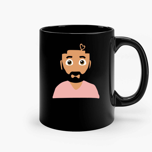 Champagne Papi Moji Pink Ceramic Mugs