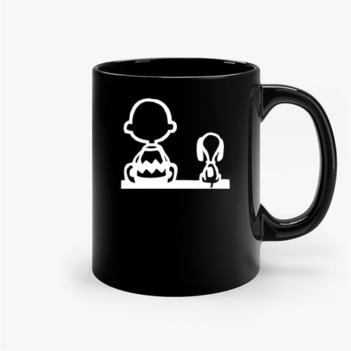 Charlie Brown And Snoopy Ceramic Mugs