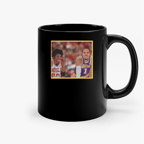 Chris Brown Michael Jackson Michael Jordan Kobe Bryant King Of Pop Prince Ceramic Mugs