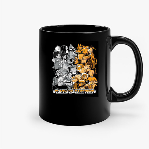 Clash Of Cartoons Ceramic Mugs