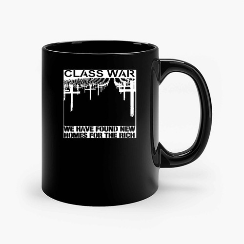 Class War Political Punk Nausea Anarchy Human Liberation Rights Crass Doom Ceramic Mugs