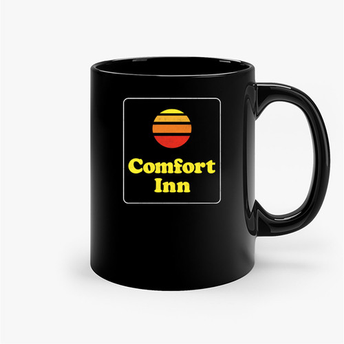 Comfort Inn Retro Distressed Logo Ceramic Mugs