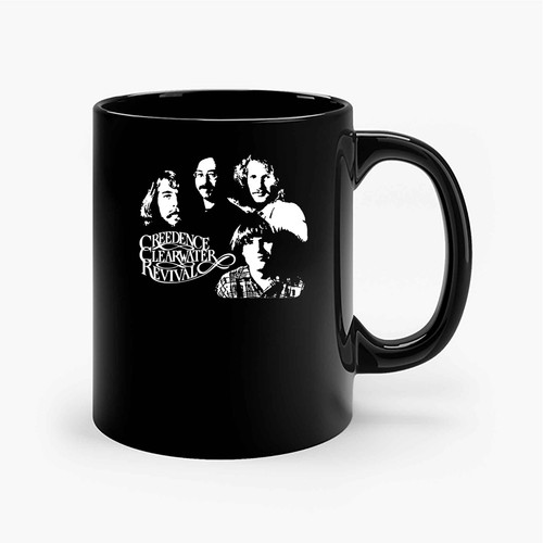 Creedence Clearwater Revival Band And Logo Ceramic Mugs