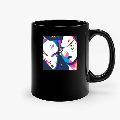 Cyborg Android 17 Ceramic Mugs