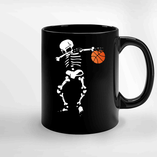 Dabbing Skeleton Basketball Funny Ceramic Mugs Dabbing Skeleton Basketball Funny Ceramic Mugs