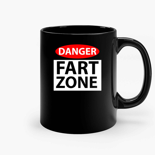 Danger Fart Zone Ceramic Mugs