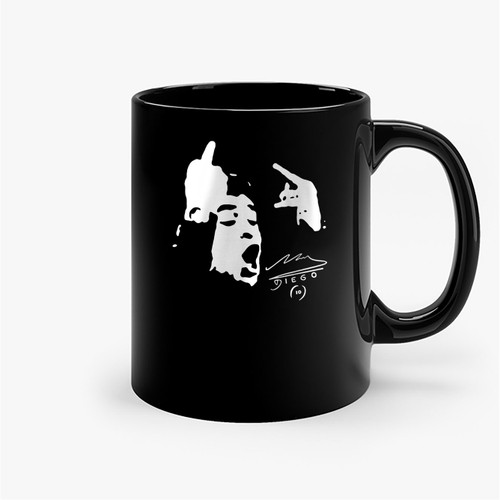 Diego Maradona Gym Argentina Russia World Cup 2018 Ceramic Mugs