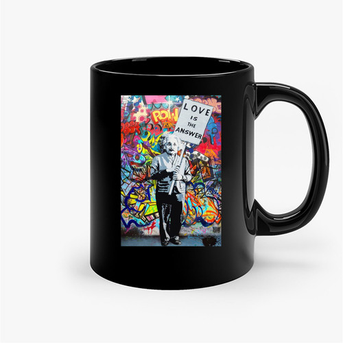 Dvq Art Love Is Answer Ceramic Mugs