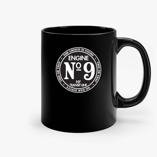 Engine Engine 9 On The New York Transit Line Ceramic Mugs