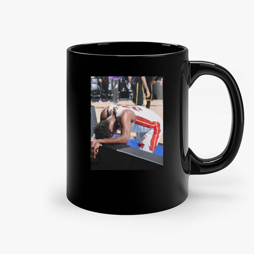 Exhausted Jimmy Butler Ceramic Mugs