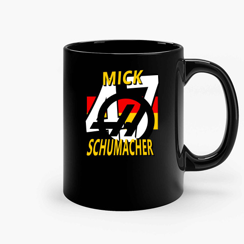 Formula One Mick Schumacher Rookie F1 Superstar Ceramic Mugs