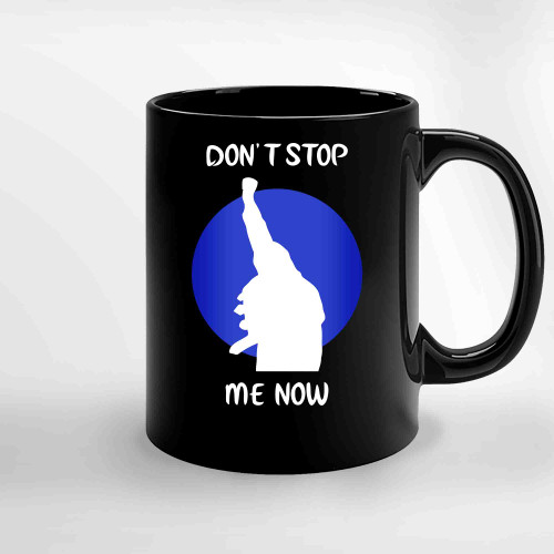 Freddie Mercury Queen Don T Stop Me Now Blue Ceramic Mugs