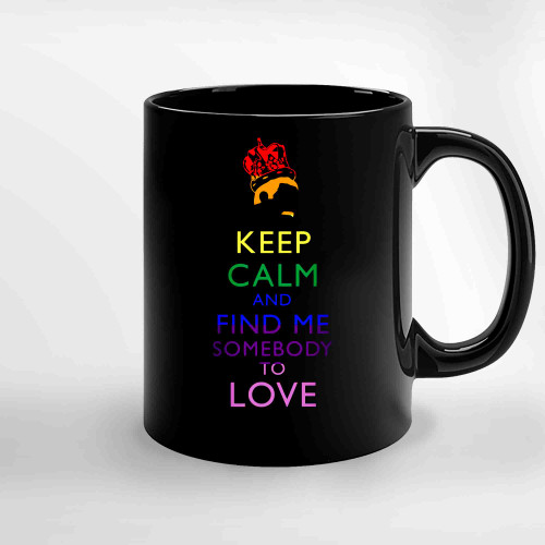Freddie Mercury Queen Keep Calm Ceramic Mugs