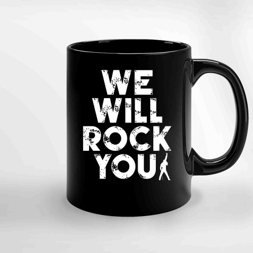 Freddie Mercury Queen We Will Rock You Ceramic Mugs