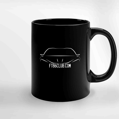 Ft86Club Decal In White Ceramic Mugs