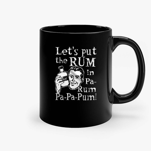 Funny Christmas Carol Ceramic Mugs