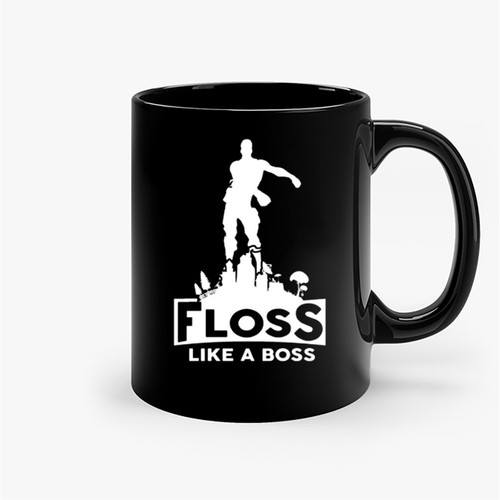 Gamer Floss Like A Boss Funny Dance Emoji Gamer 4 Life Ceramic Mugs