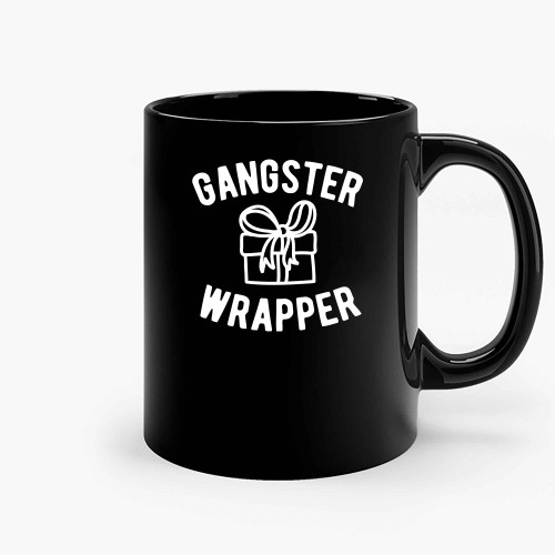 Gangster Wrapper Funny Christmas Ceramic Mugs