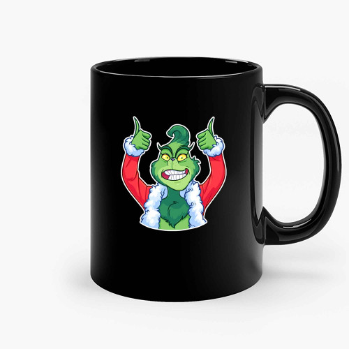 Grinch Merry Christmas Ceramic Mugs