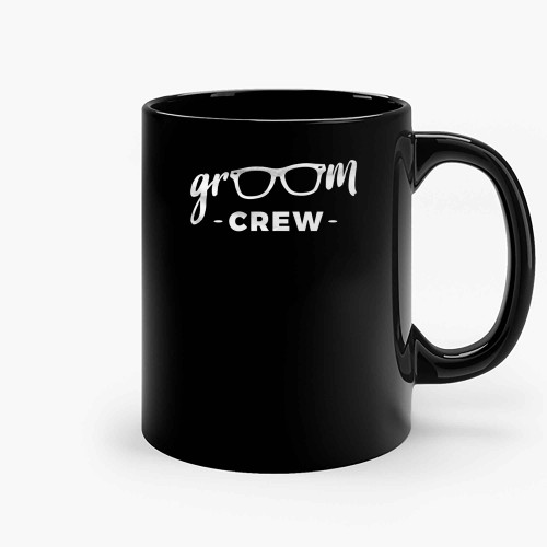Groom Crew Ceramic Mugs