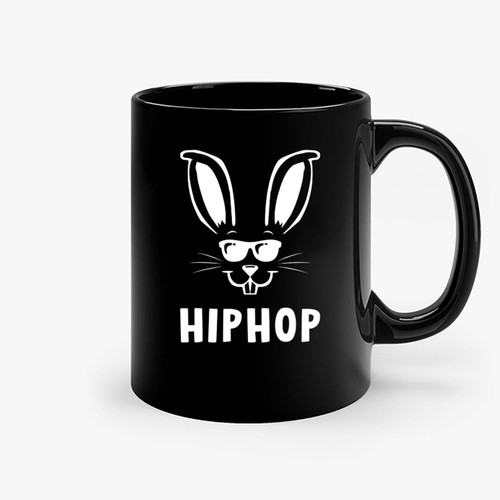 Hip Hop Happy Easter Egg Bunny Rabbit Ceramic Mugs