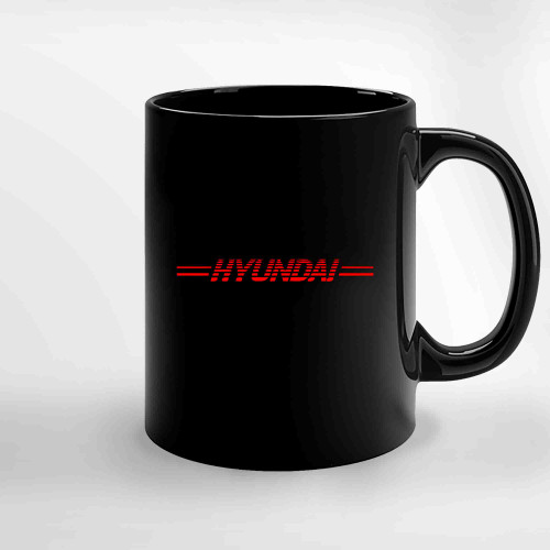 Hyundai 80S Logo Ceramic Mugs