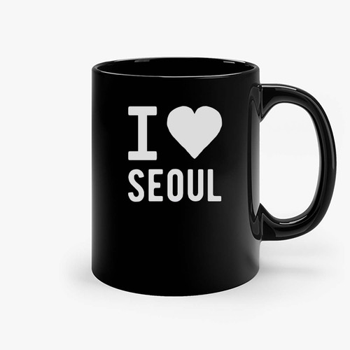 I Love Seoul South Korea Ceramic Mugs