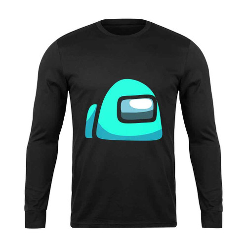 Among Us Cyan Chathead Long Sleeve T-Shirt