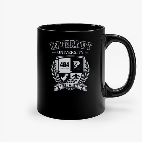 Internet University Est 1989 Ceramic Mugs
