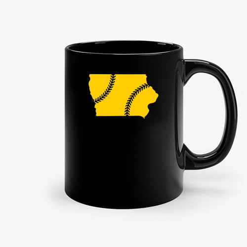 Iowa Baseball Ceramic Mugs