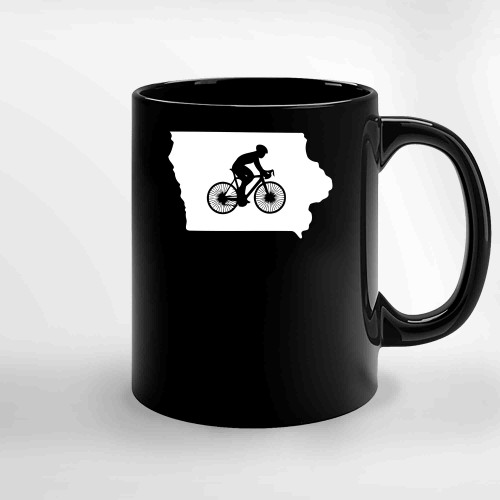 Iowa Bike Ia Ceramic Mugs