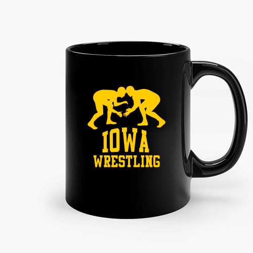 Iowa Wrestling Ceramic Mugs