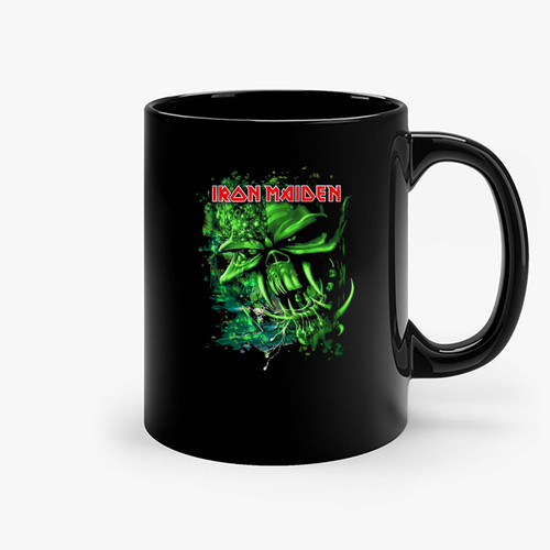 Iron Maiden Final Frontier Green Ceramic Mugs