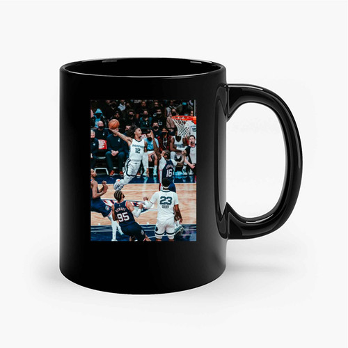 Ja Morant Memphis Dump Basketball Shot 2022 Ceramic Mugs