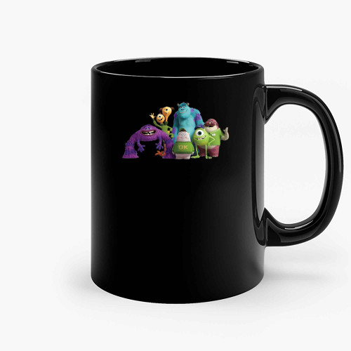 James P Sullivan Mike Wazowski Monsters Inc Terry Monster Ungu Ceramic Mugs