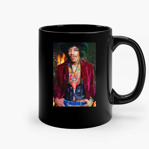 Jimi Hendrix Rock Psychedelic Ceramic Mugs